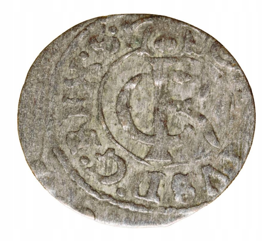 Szeląg 1663 Karol XI Liwonia