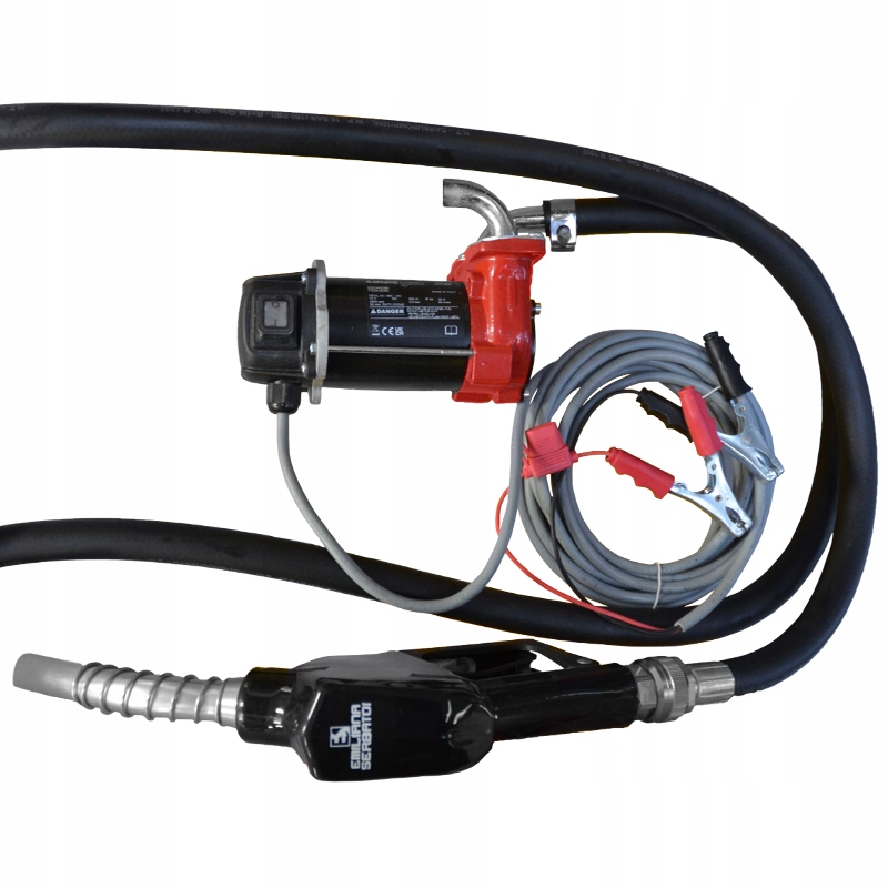 Zestaw do transferu oleju napędowego (pompa+pistolet+wąż+kolanka)