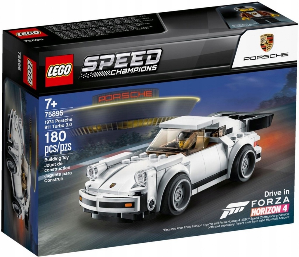LEGO SPEED PORSCHE 911 TURBO 3.0 75895 7+