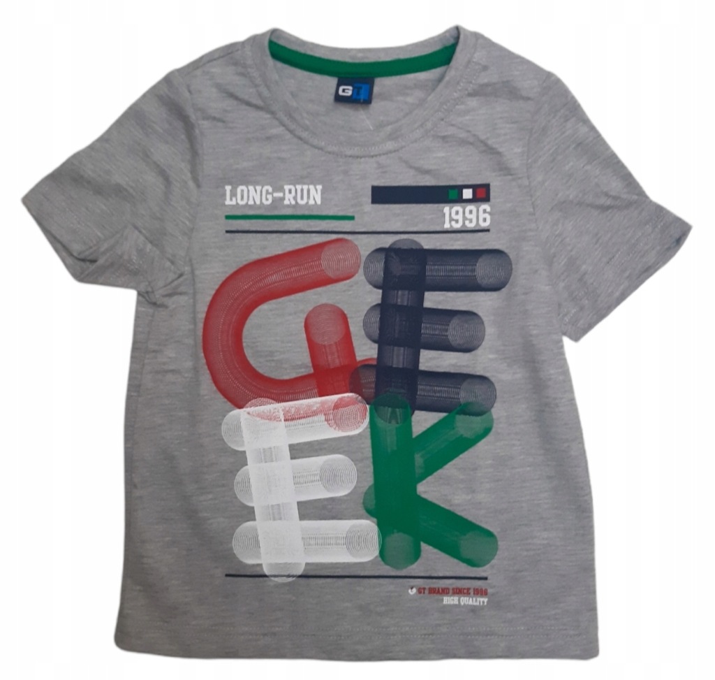 Bluzka T-shirt koszulka chłopięca GEEK 92 (18-24 m