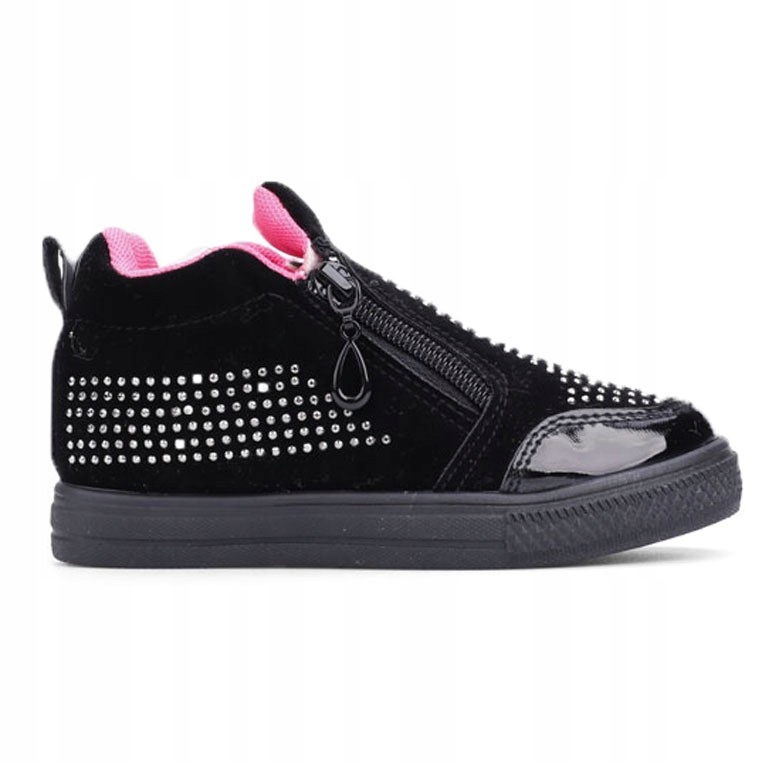 Sneakersy czarno-różowe-2 Marie 28