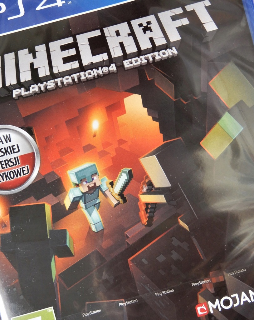 Minecraft PS4 polska okładka 12300497973 oficjalne archiwum Allegro