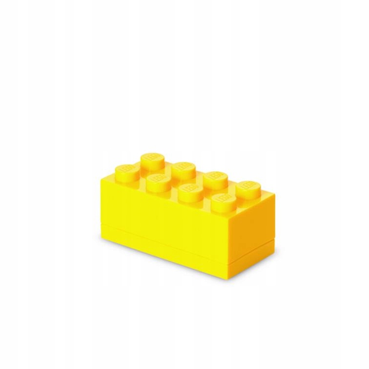 Mini pojemnik na drobiazgi Lego żółty