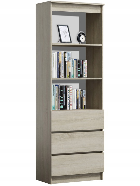 REGAŁ BIURO SZAFKA POKÓJ SALON RS-60 OLIMP DĄB SONOMA