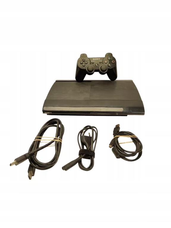 KONSOLA PS3 SUPER SLIM PAD + OKABLOWANIE 111 GB