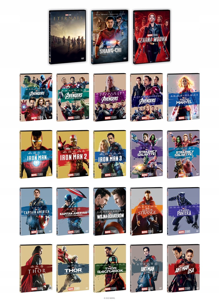 MARVEL KOMPLETNY PAKIET / KOLEKCJA 23 PŁYT DVD - 11897377083 - oficjalne archiwum Allegro MARVEL KOMPLETNY PAKIET / KOLEKCJA 23 PŁYT DVD - 11897377083 - oficjalne archiwum Allegro