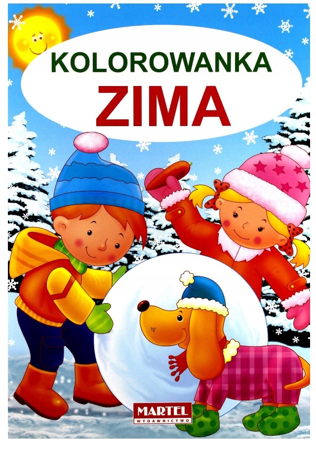Kolorowanka A4 Zima Martel