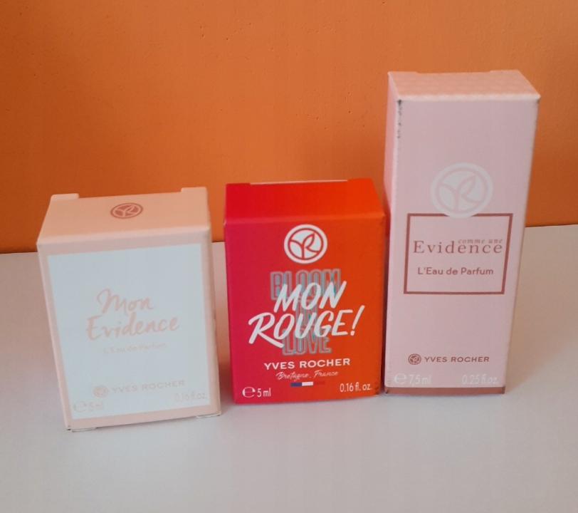 Yves Rocher Zestaw Mini perfum evidence+mon+rouge - 12306046089 ...