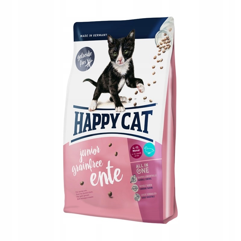 HAPPY CAT JUNIOR GRAINFREE ENTE KACZKA 1,4 KG