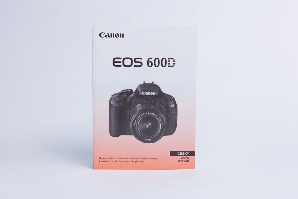 Instrukcja Obsługi Canon EOS 600D Język Czeski