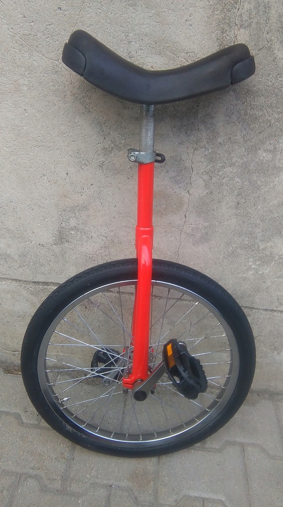 Rower jednokołowy monocykl 20" OK czerwony