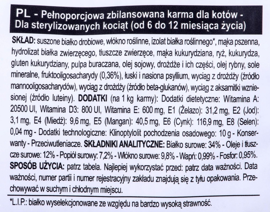 Karma Royal Canin FHN Kitten Sterilised (0,40 kg )