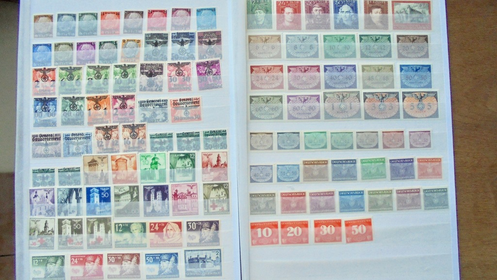 1939-1944 GG piękna kompletna KOLEKCJA znaczków czystych** wysoka wartość