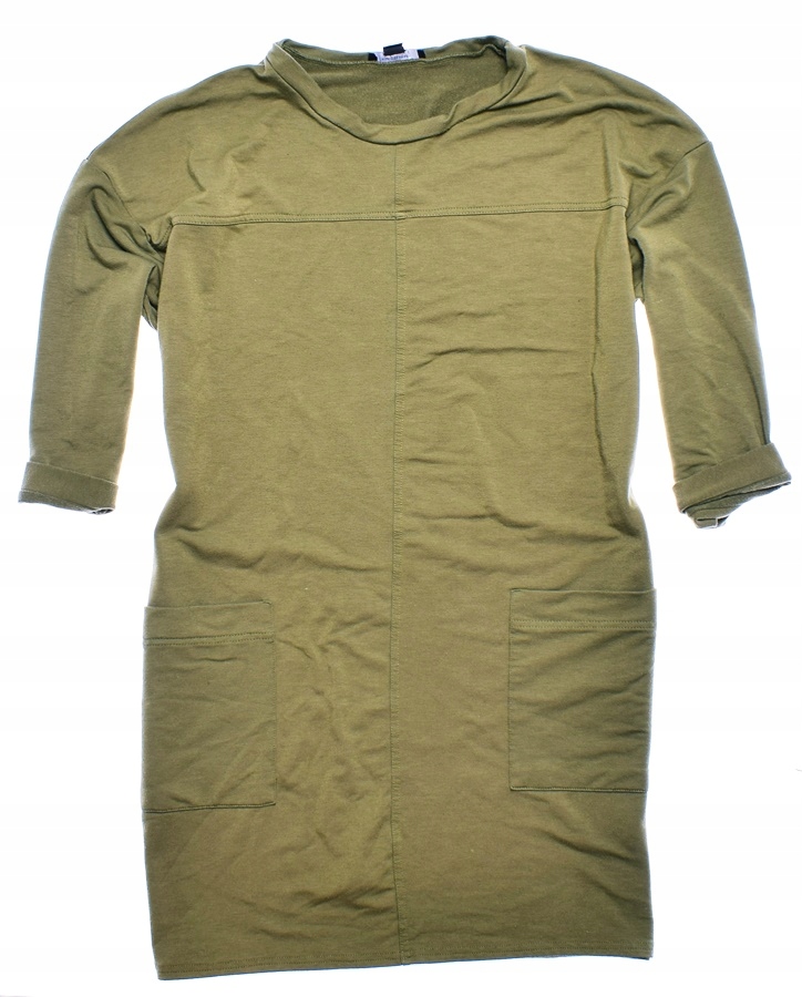 5399-5 ATMOSPHERE m#k DRESOWA SUKIENKA KHAKI r.46