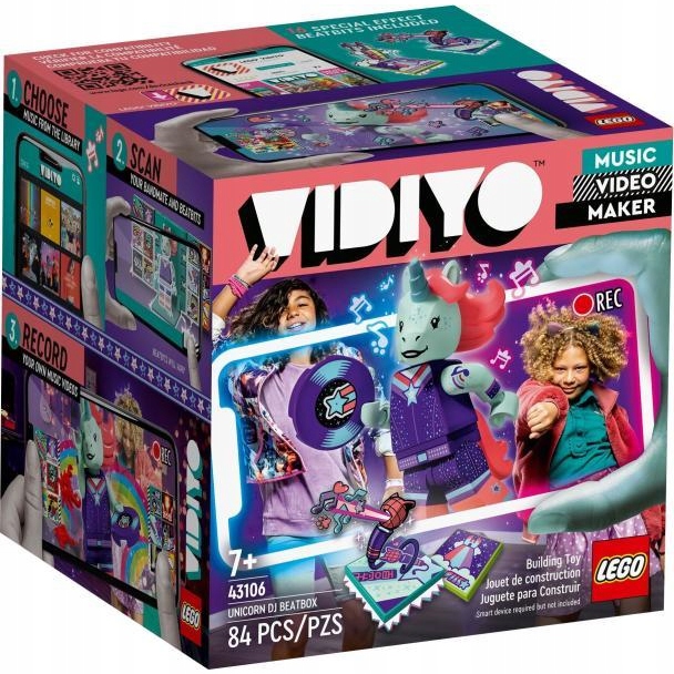 LEGO VIDIYO 43106 Unicorn DJ BeatBox