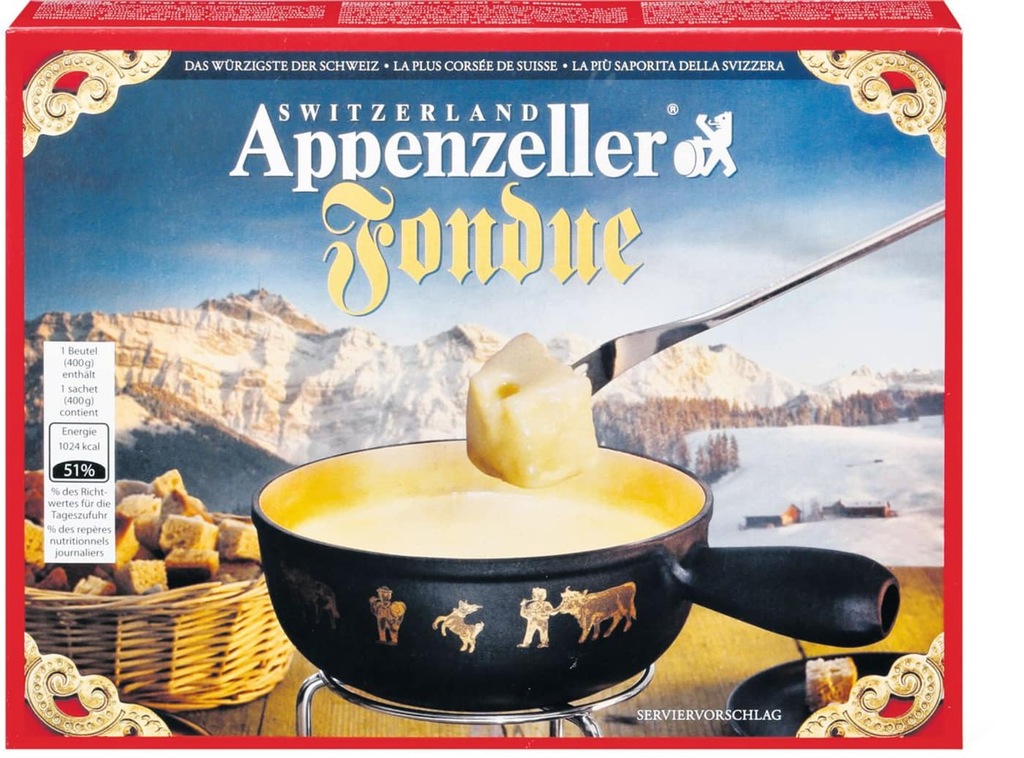 Fondue Serowe ''Appenzeller'' ze Szwajcarii 2x400g