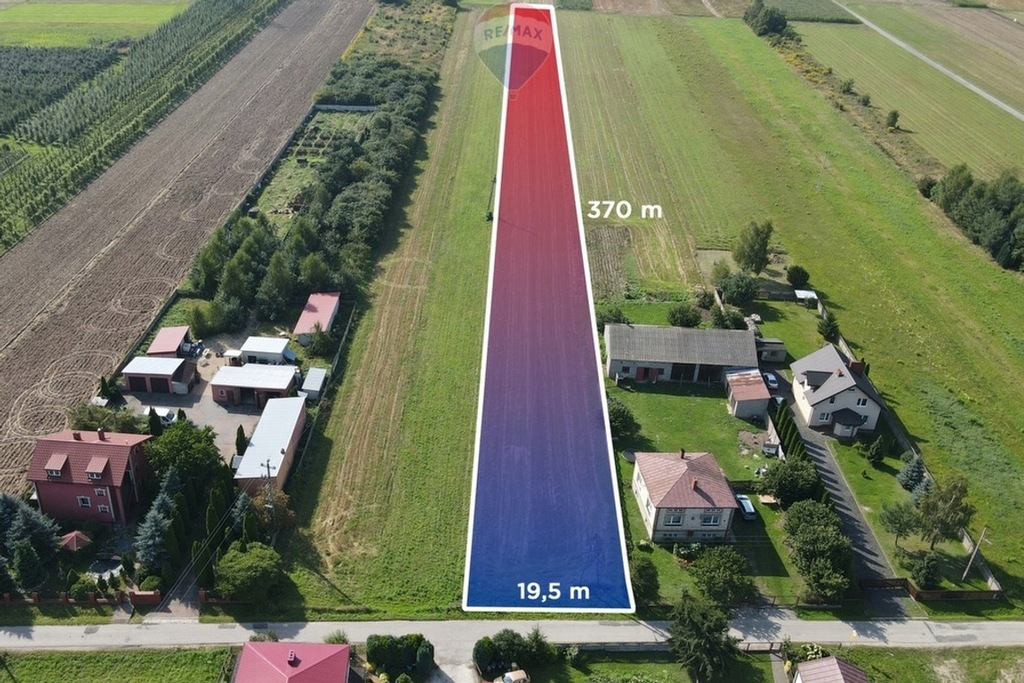 Działka, Zawada, Mstów (gm.), 7400 m²