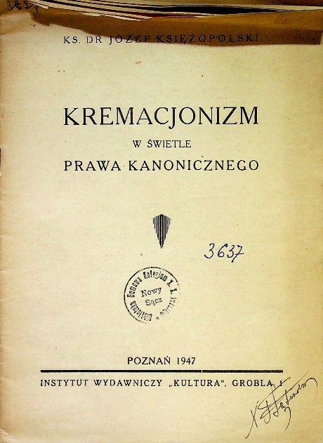 Kremacjonizm w świetle prawa kanonicznego 1947