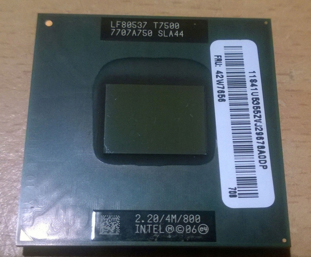 Procesor Intel T7500, 2,2GB