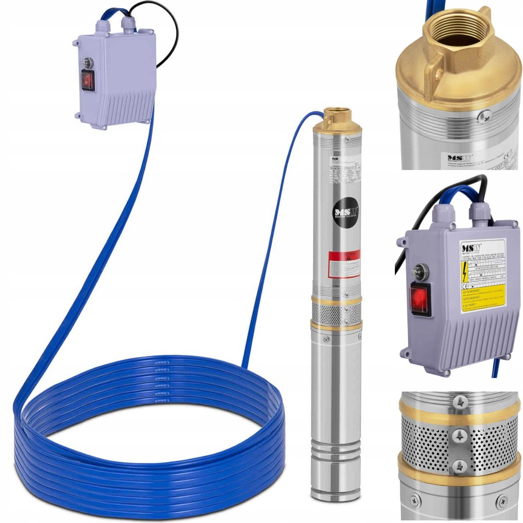 Pompa Per Acqua Acciaio INOX Pozzo Profondo Pedrollo 6SR 27/5 - PD 380V Trifase 7,5Hp Cavo 4m - Foto 3