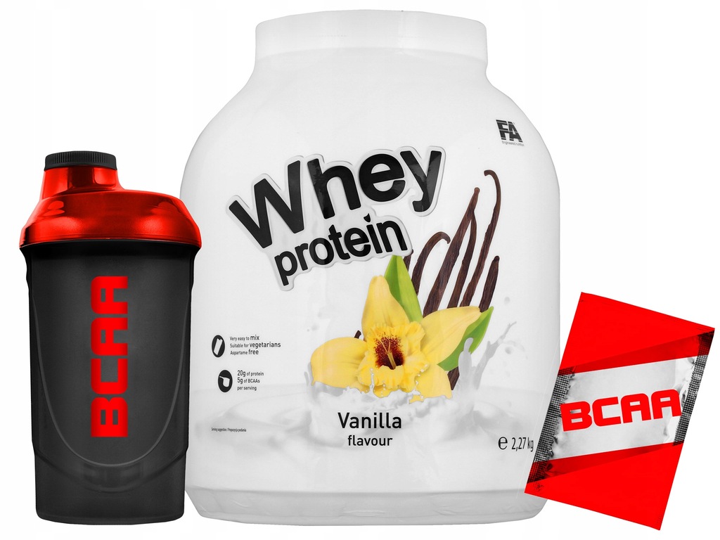 FA WHEY PROTEIN 2270G BIAŁKO MASA SIŁA WPC PROTEIN