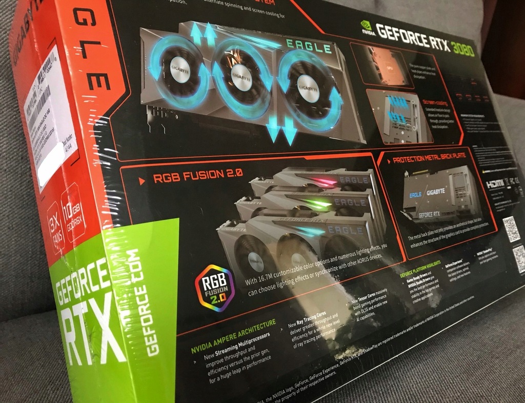 Купить GIGABYTE Geforce RTX 3080 EAGLE OC 10 ГБ: отзывы, фото, характеристики в интерне-магазине Aredi.ru