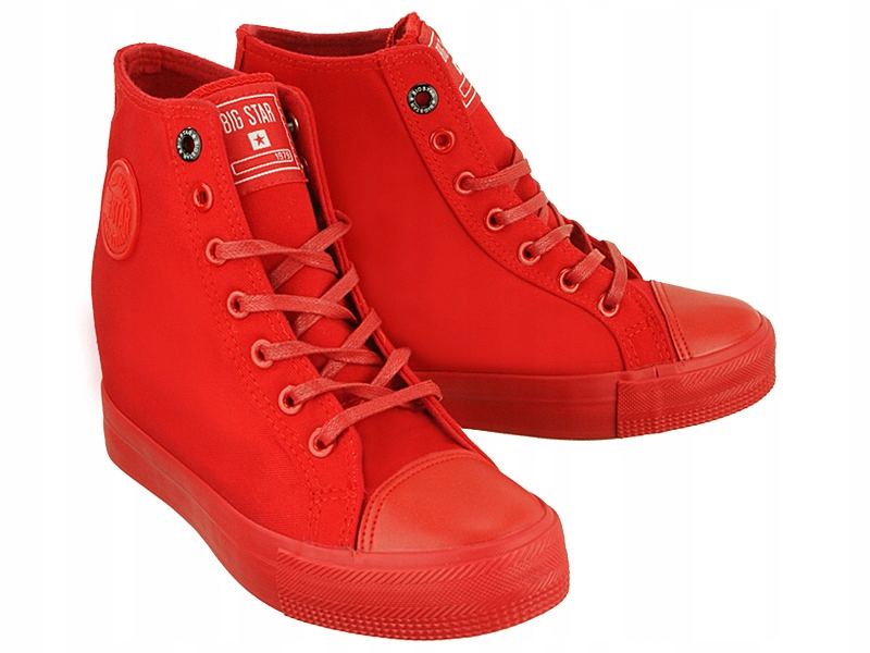 Sneakersy damskie BIG STAR AA274A088 czerwony r41
