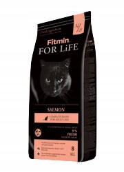 Fitmin cat For Life Salmon 8 kg łosoś