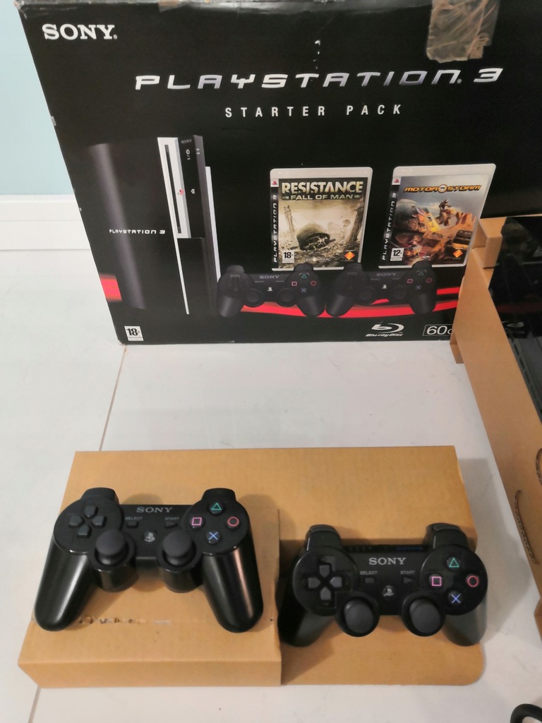 Sony PlayStation 3 PS3 60GB FAT CECHC04 ZESTAW BOX 8751724045