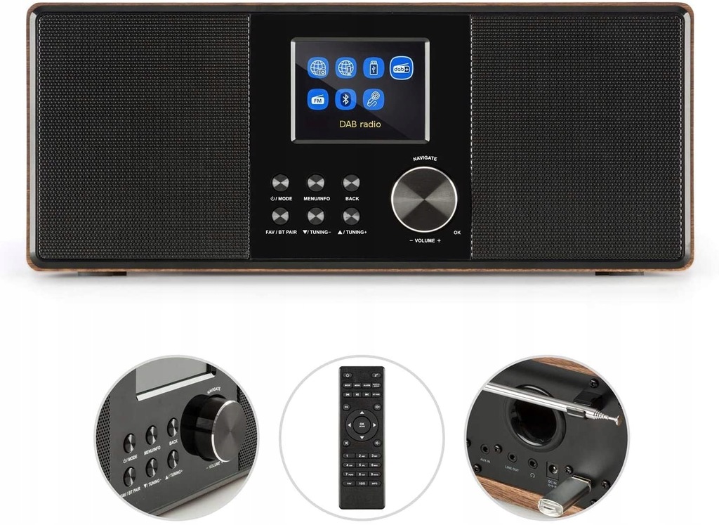 Купить Интернет-радио Auna Connect 120 USB/BT/DAB+: отзывы, фото и ...