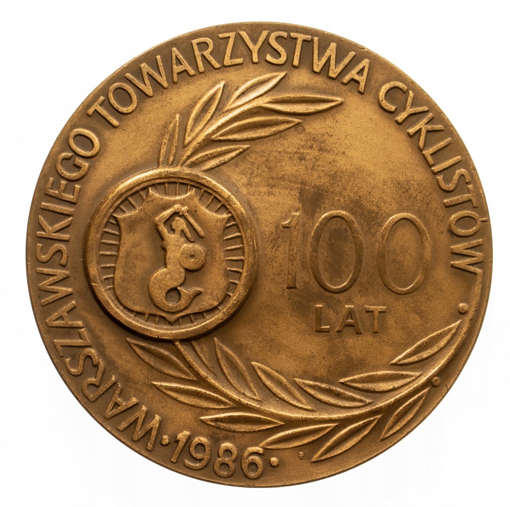 100 LAT WAR. TOW. CYKLISTÓW I KOLARSTWA POL. 1986