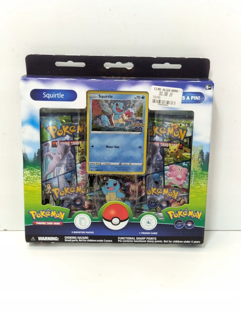 Zestaw Pokémon TCG: Pokémon GO Pin Collection Squirtle ( 227/23)
