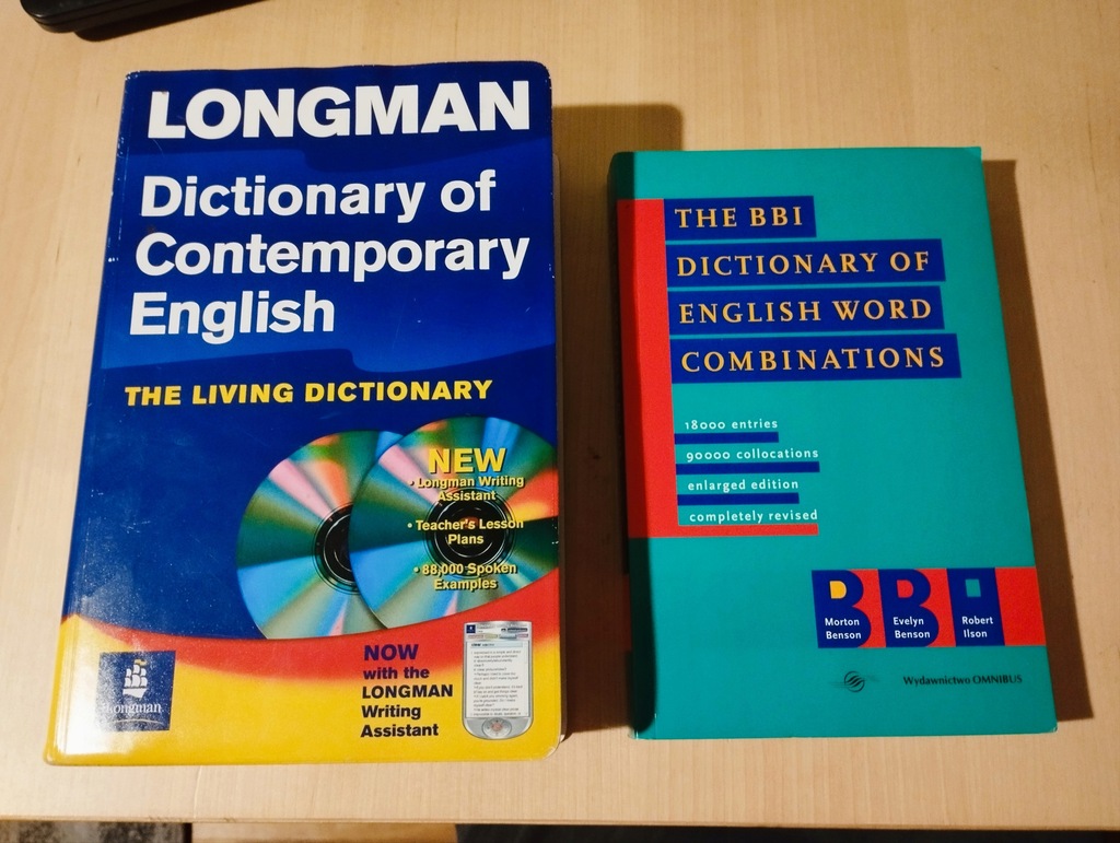 Komplet 2 słowniki Longman Contemporary English i English Word Combinations