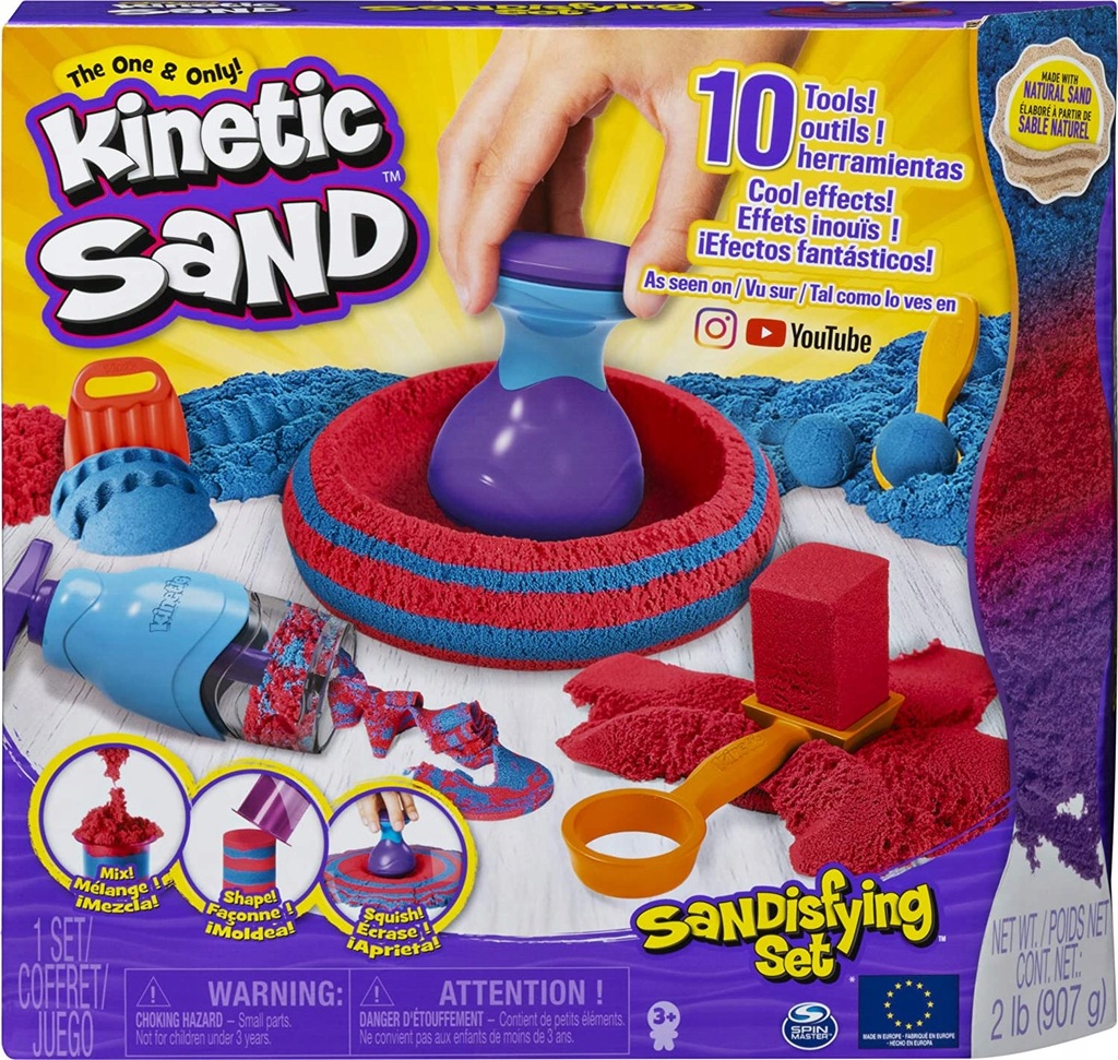 Kinetic Sand Sandisfying Piasek kinetyczny OPIS!