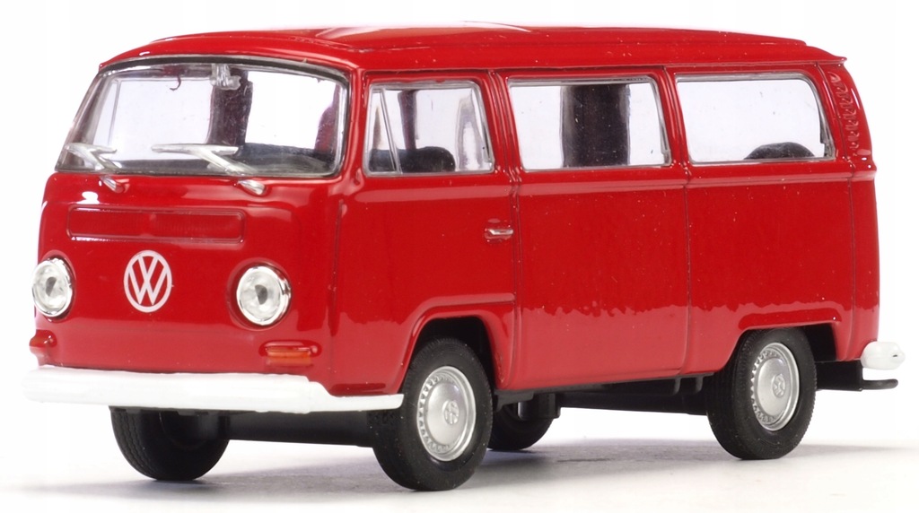 WELLY DieCast 1:34-39 VW T2 BUS 1972 CZERWONY