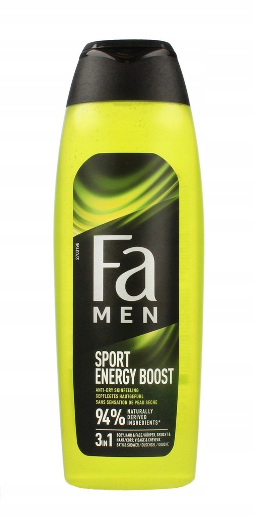 Fa MEN ENERGY BOOST Żel pod prysznic 750ml