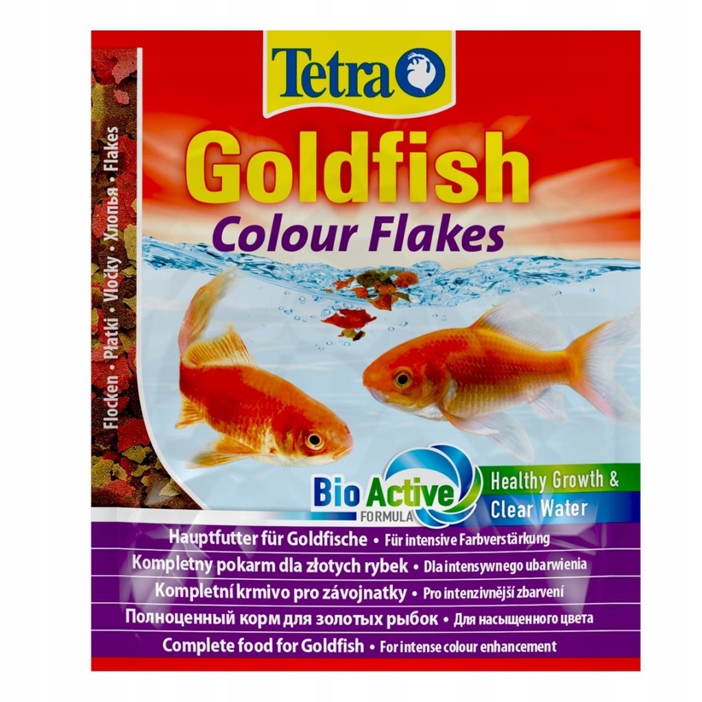 Tetra Goldfish Colour Flakes 12g - pokarm premium