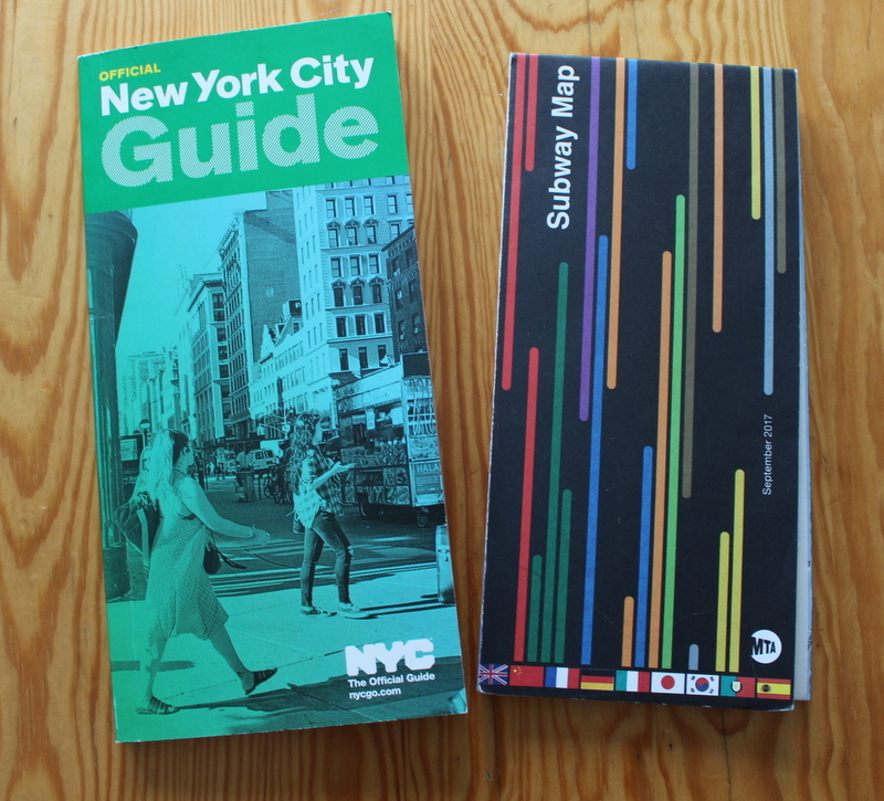 2018 New York City Guide + Subway Map aktualne