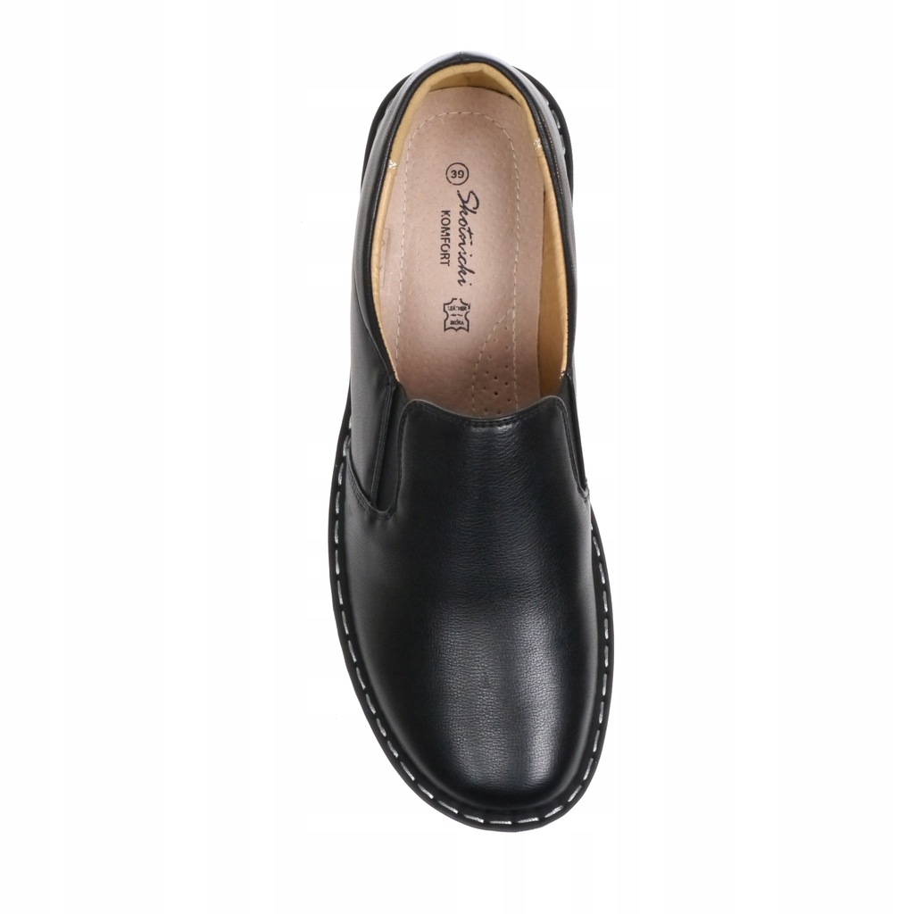 Купить Черные женские туфли, удобные мокасины на танкетке. кожа: отзывы, фото, характеристики в интерне-магазине Aredi.ru