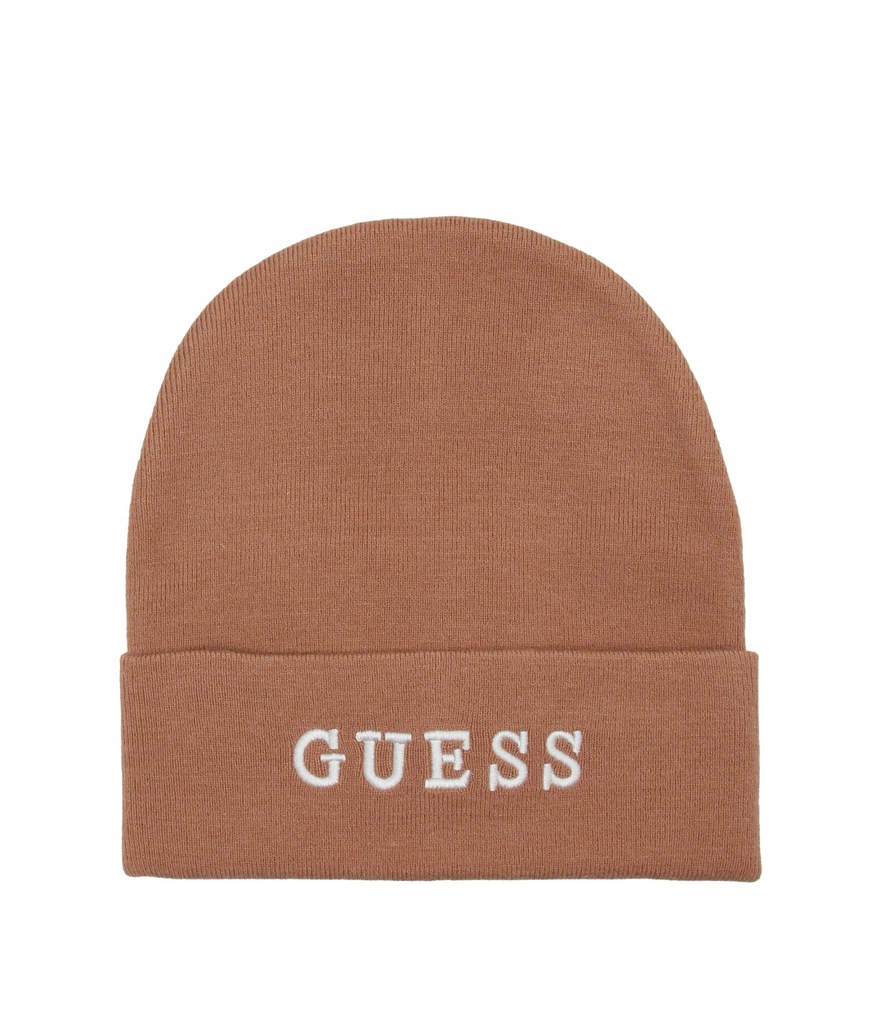 Guess czapka zimowa beanie beżowy rozmiar M