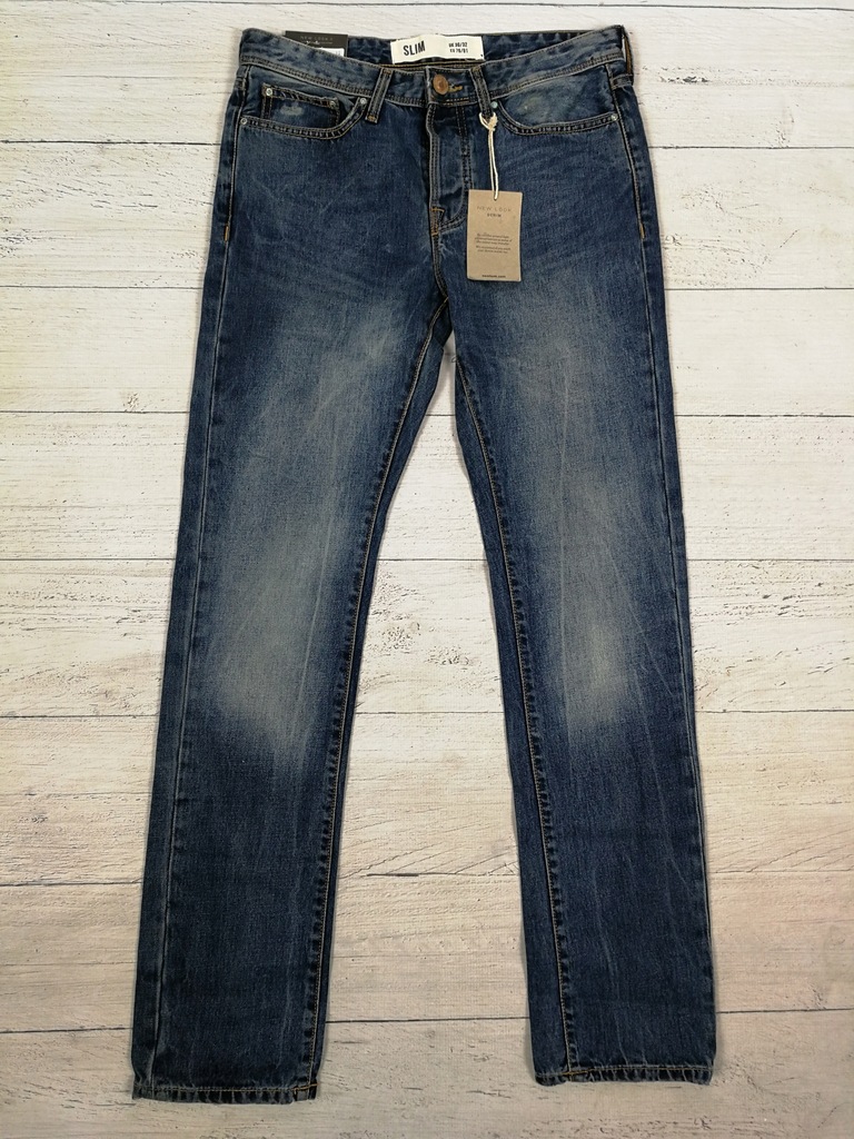 NEW LOOK_NOWE_męskie spodnie jeansowe_30/32