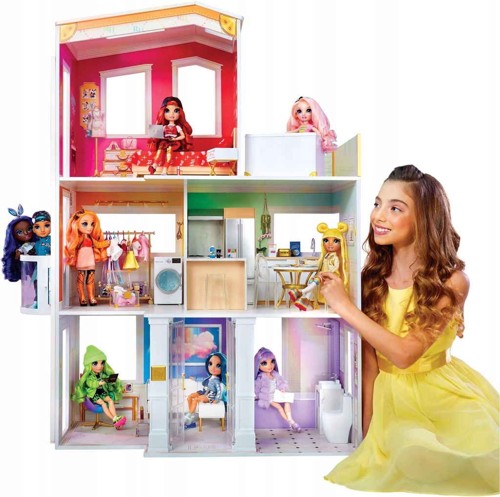 Rainbow High Willa Domek Meble 574330 DREWNO DOM