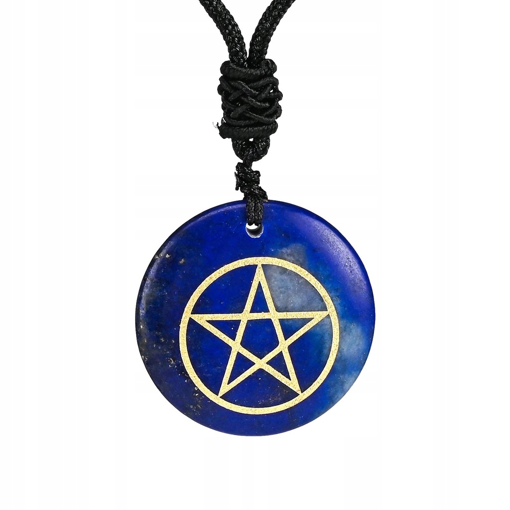 Stone Pendant Necklace Pentagram