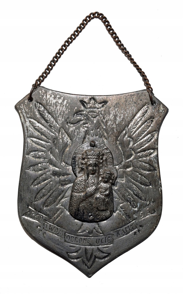 RYNGRAF - patriotyczny orzeł Matka Boska 75 x 57 mm oryginał
