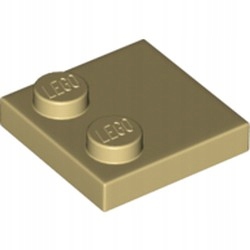 LEGO 33909 Tile Płytka mod 2x2 piaskowy 6221467 1N