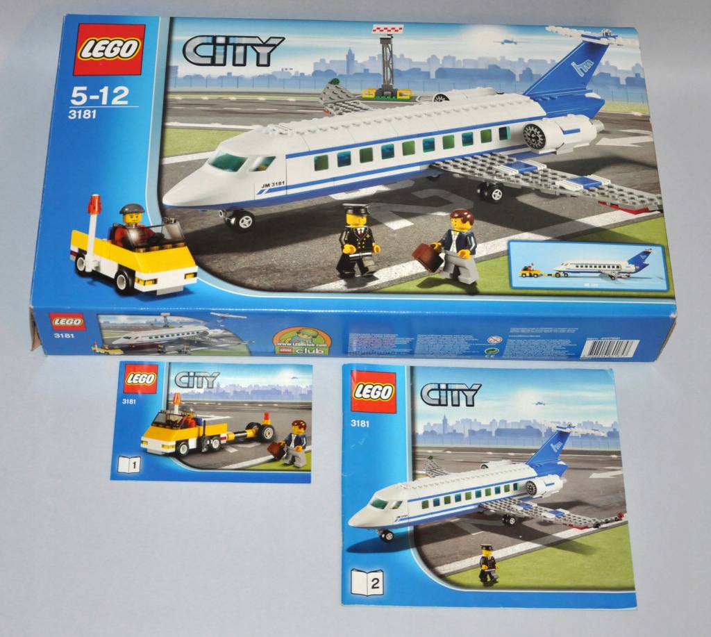Купить LEGO City 3181 Пассажирский самолет Уникальный!: отзывы, фото и ...