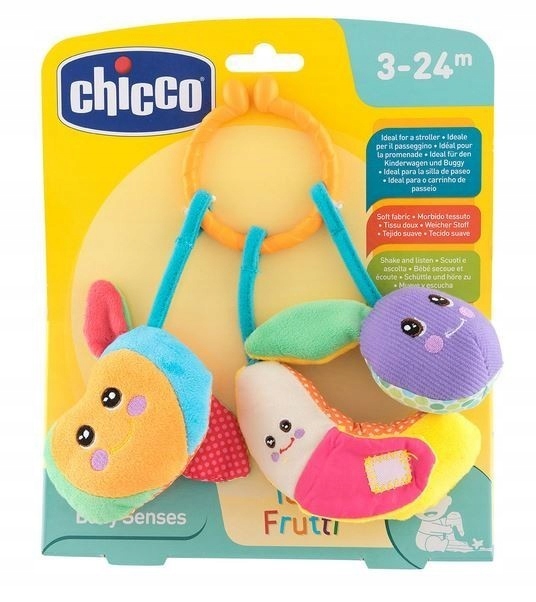 CHICCO Grzechotka Do Wózka Owoce BABY SENSES