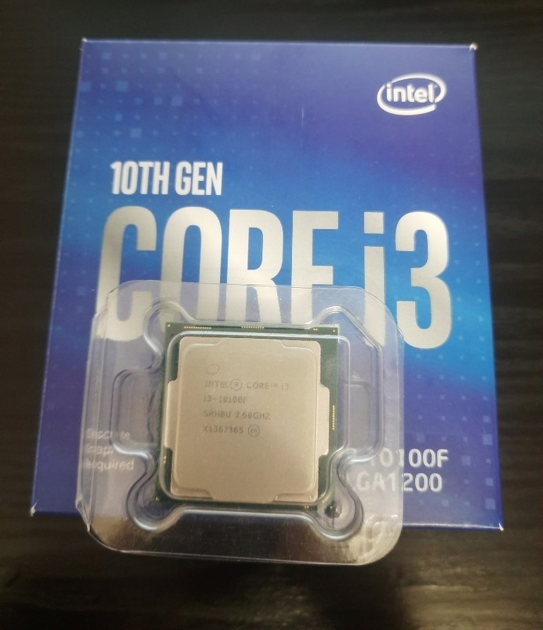 Procesor Intel i3-10100F 4 x 3,6 GHz