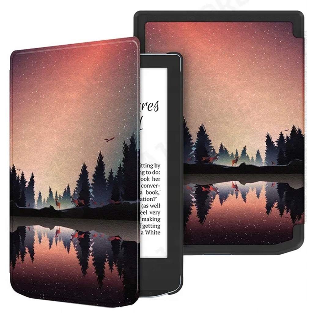 Etui STRADO Graficzne wzory do PocketBook Verse 629 / Pro 634 / GoBook 2.0