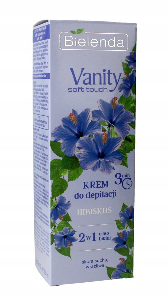 BIELENDA VANITY SOFT TOUCH Krem do depil. Hibiskus